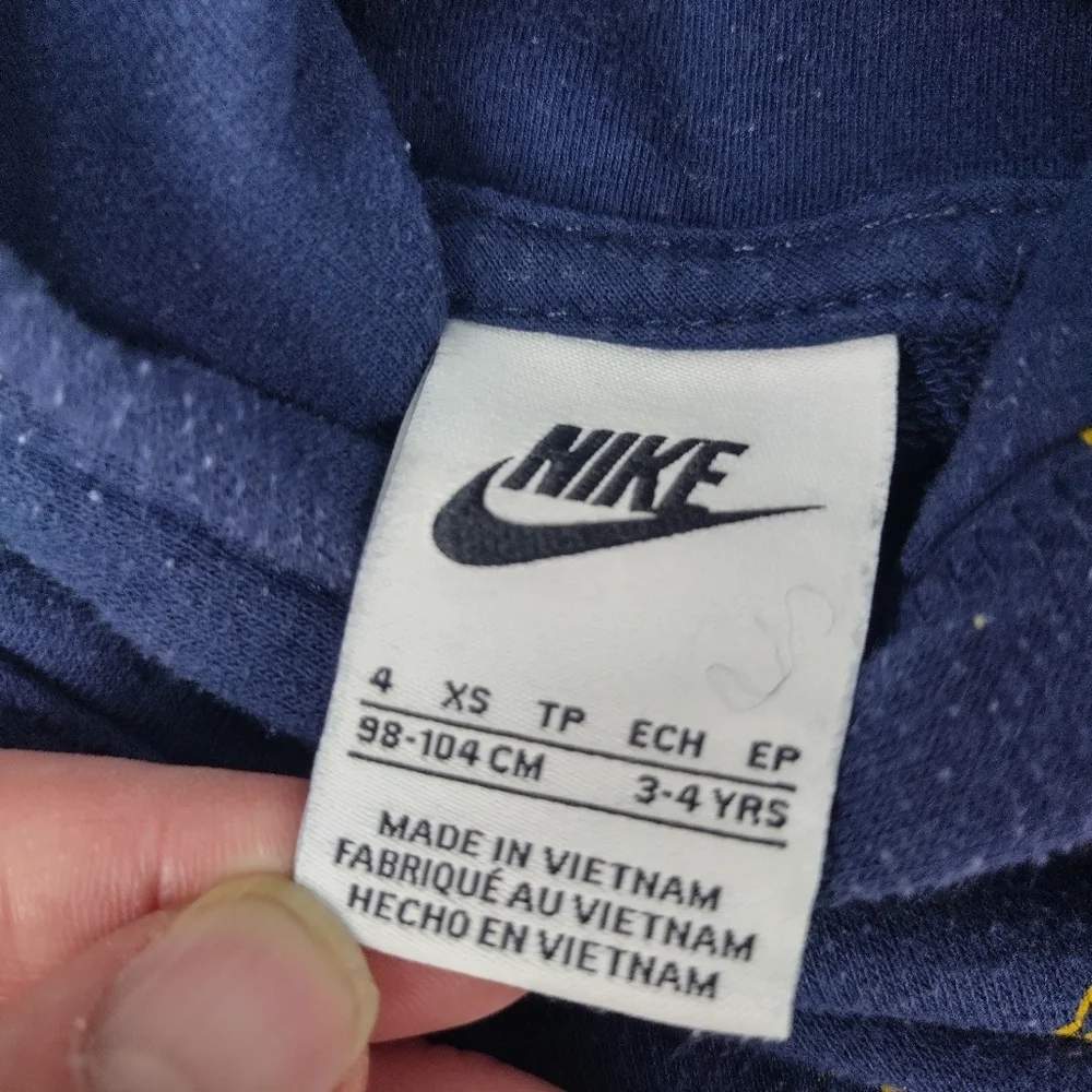Nike Kids Size 3-4 Years Logo Hoodie Pullover